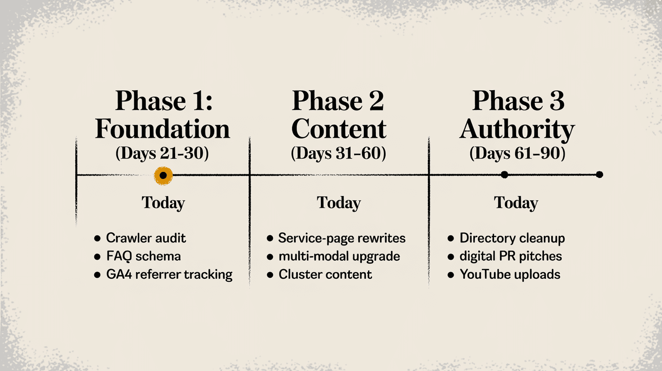 The 90-Day Plan I Used to Get My Photography Site Cited by AI