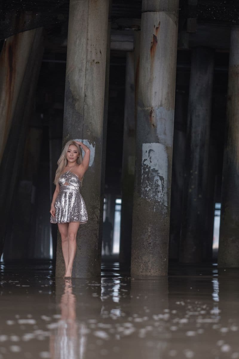 Golden hour editorial with warm natural light