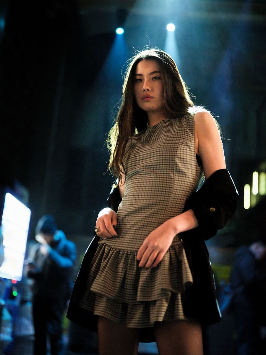 Hinano in Osaka. Backlit editorial by Henry David Photography