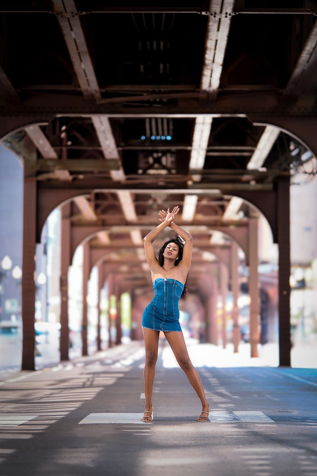 Actor portfolio headshot with cinematic lighting by Henry David Photography