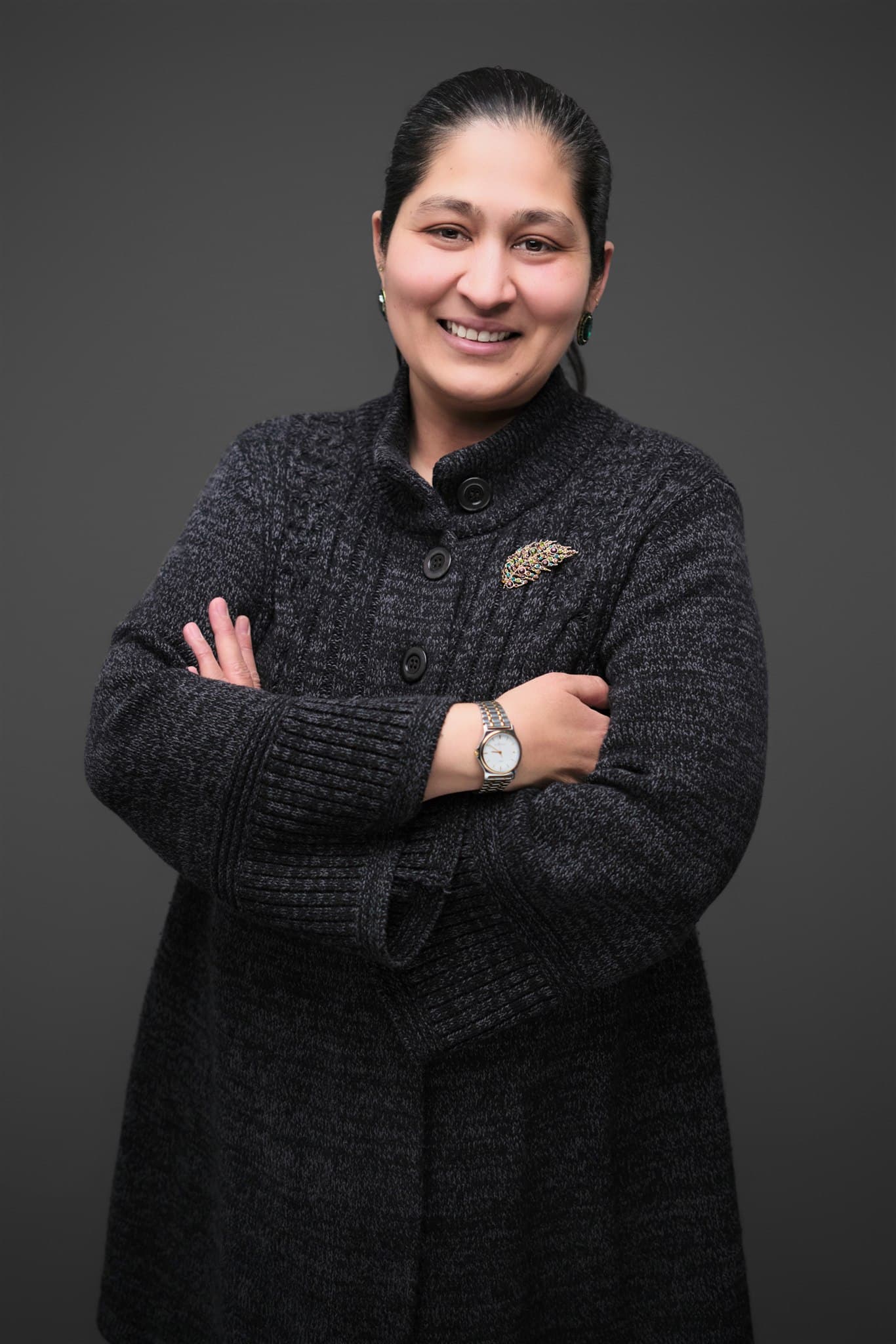 Aminah Sultan, corporate headshot photographed in St. Louis by Henry David Photography