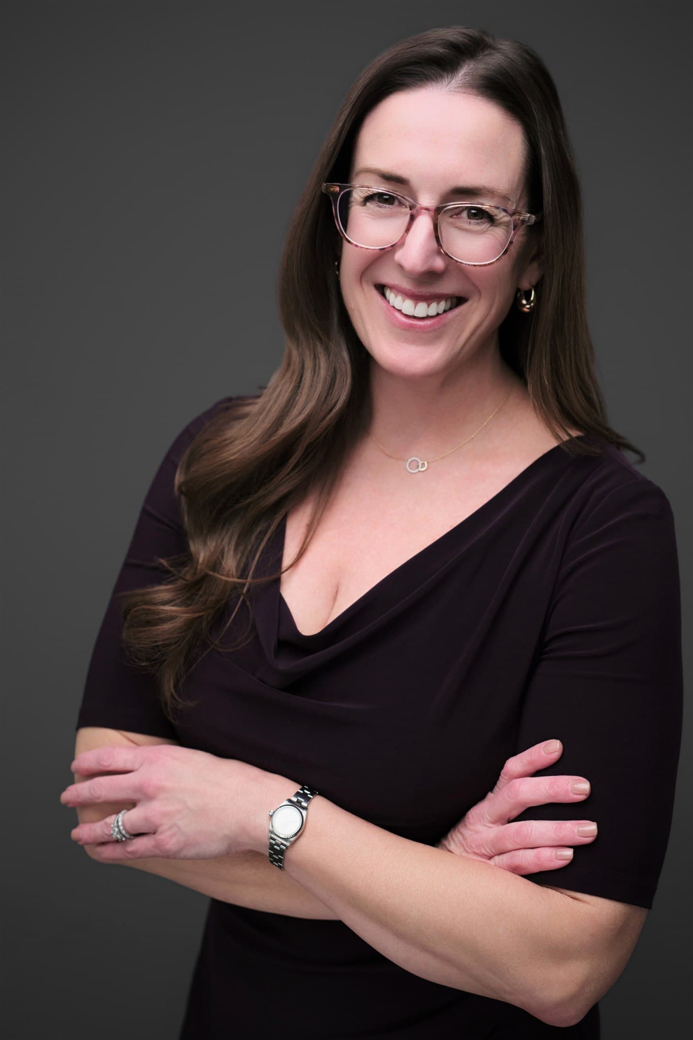 Professional LinkedIn headshot of Jill Wood by Henry David Photography