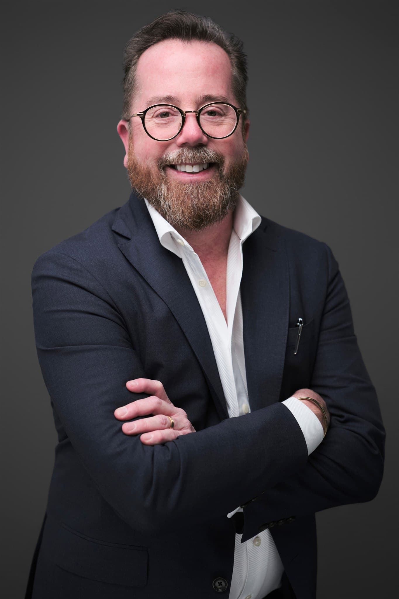 Suburban professional corporate headshot in O'Fallon, MO by Henry David Photography