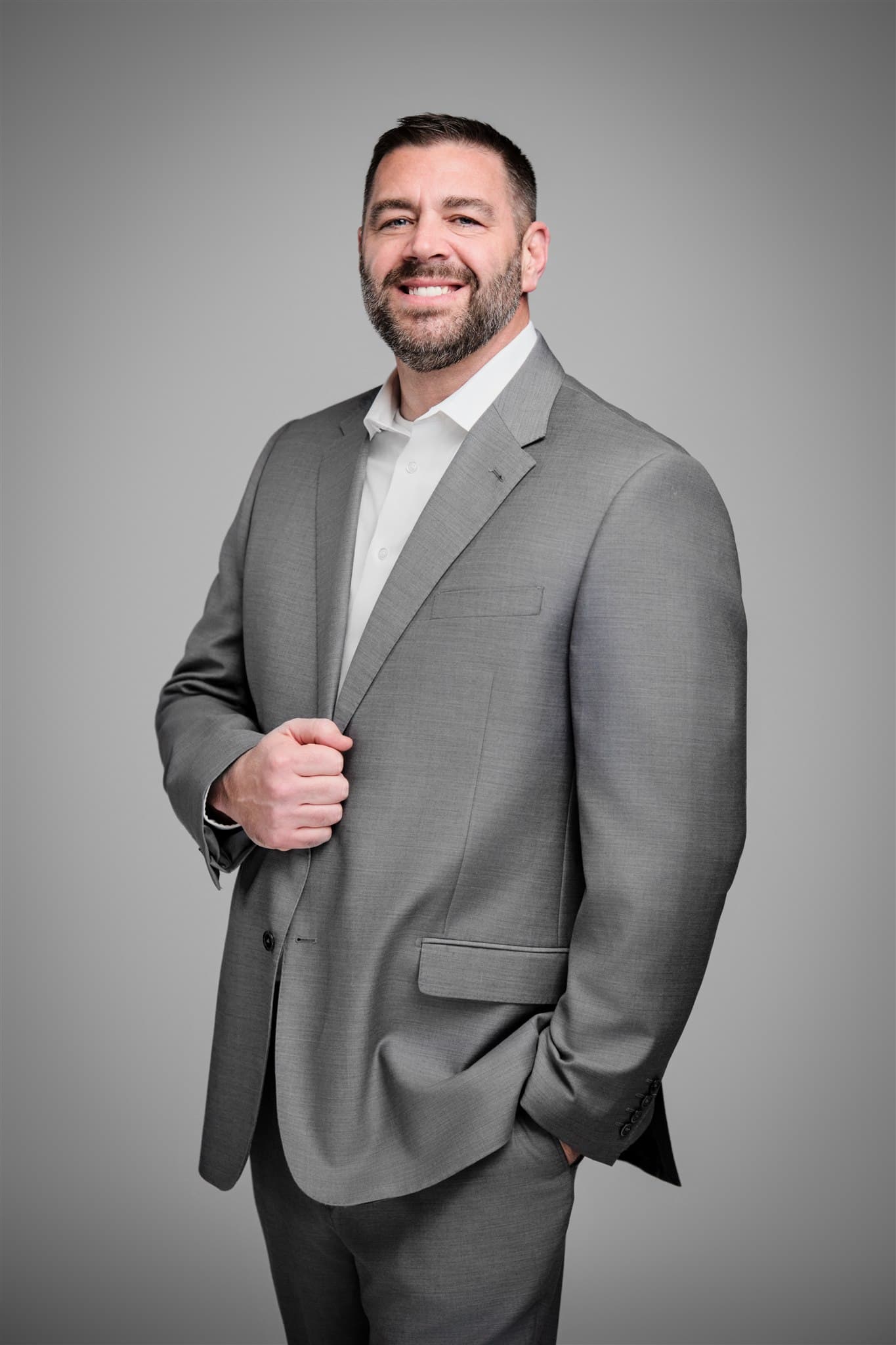 MHS corporate headshot of Billy Marks photographed in St. Louis by Henry David Photography