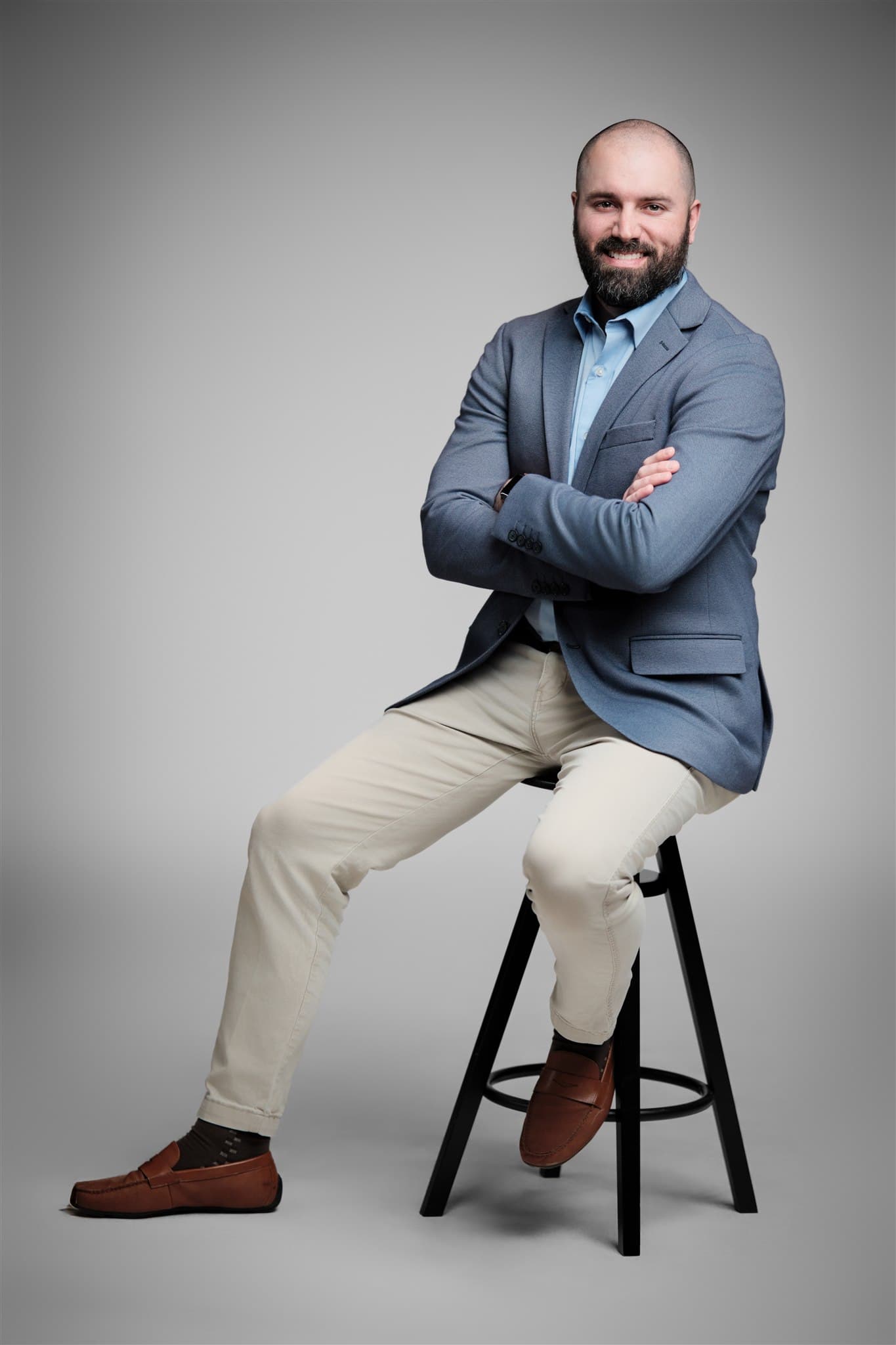 MHS corporate headshot of David Hanson photographed on location by Henry David Photography