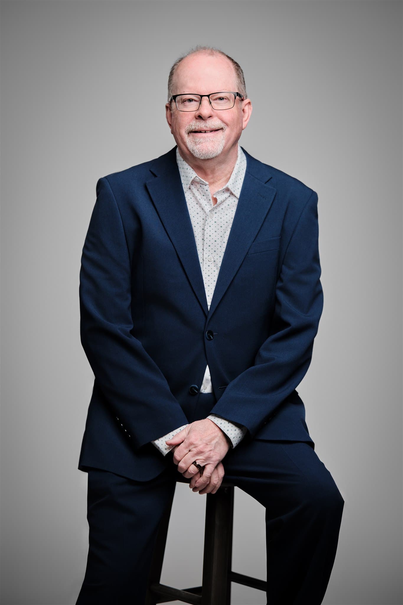 MHS corporate headshot of Doug Hantak with professional corporate styling by Henry David Photography