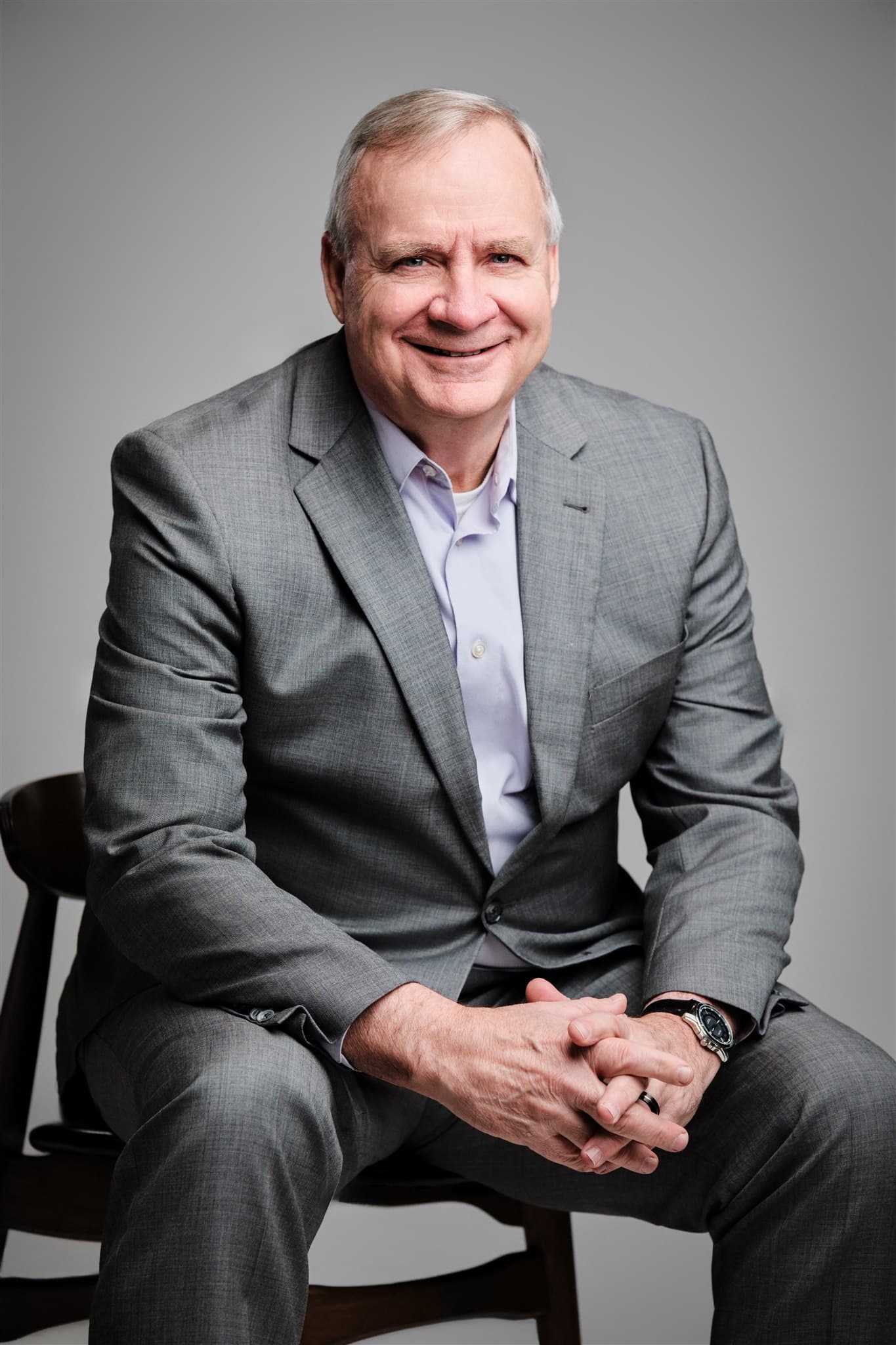 MHS corporate headshot of Rick Hamlin with polished corporate styling by Henry David Photography