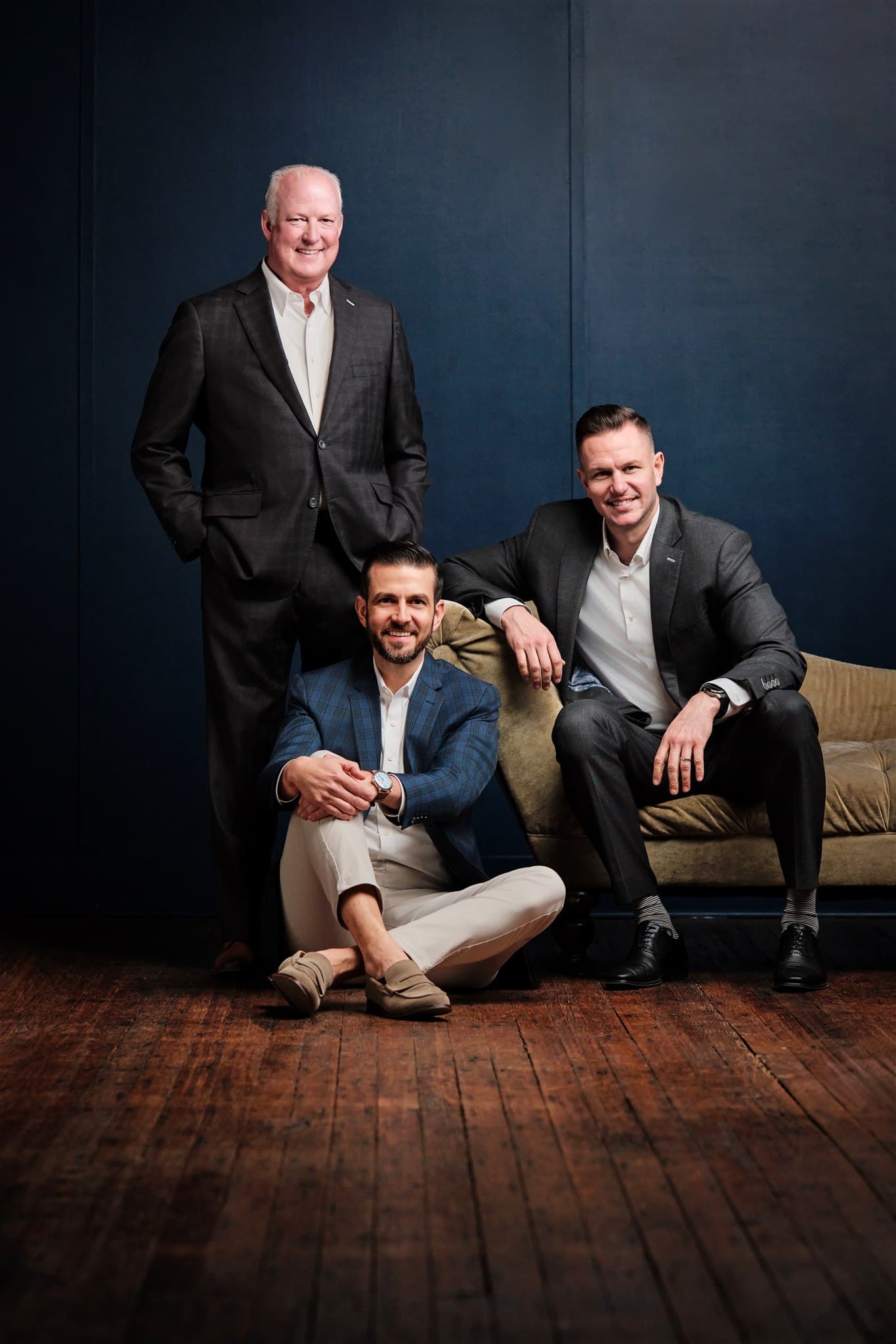 MHS Legacy team group portrait showcasing cohesive natural headshot program by Henry David Photography