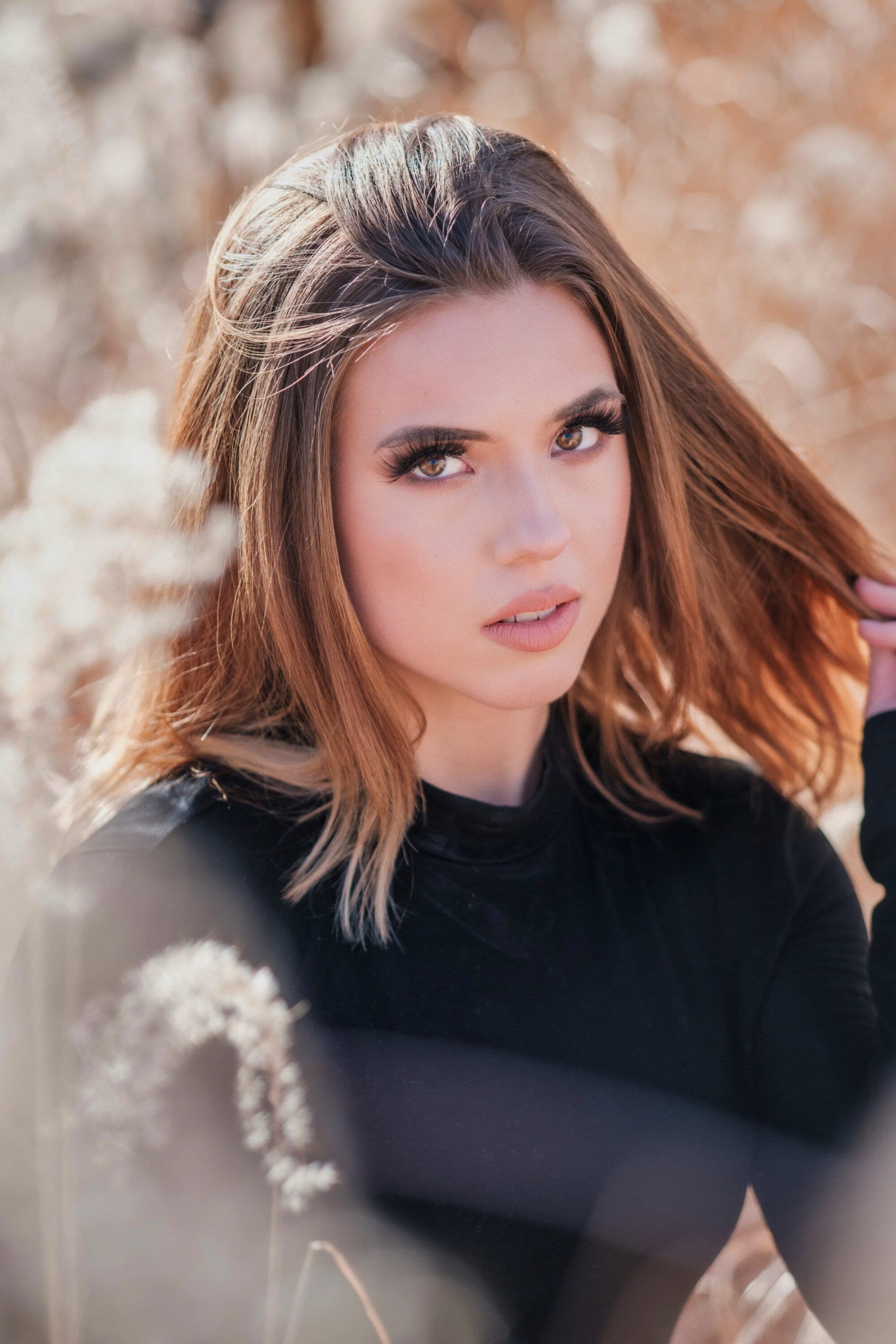 Fall senior portrait session by Henry David Photography