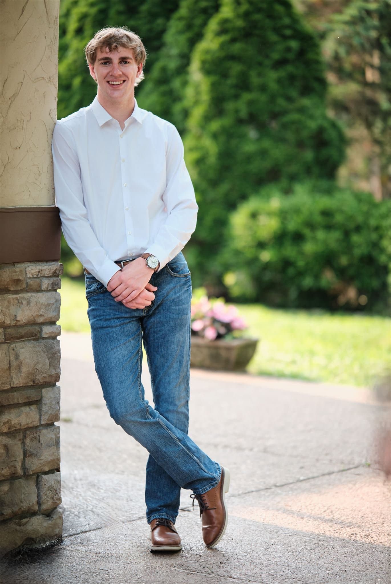 Cinematic senior portrait in St. Louis by Henry David Photography