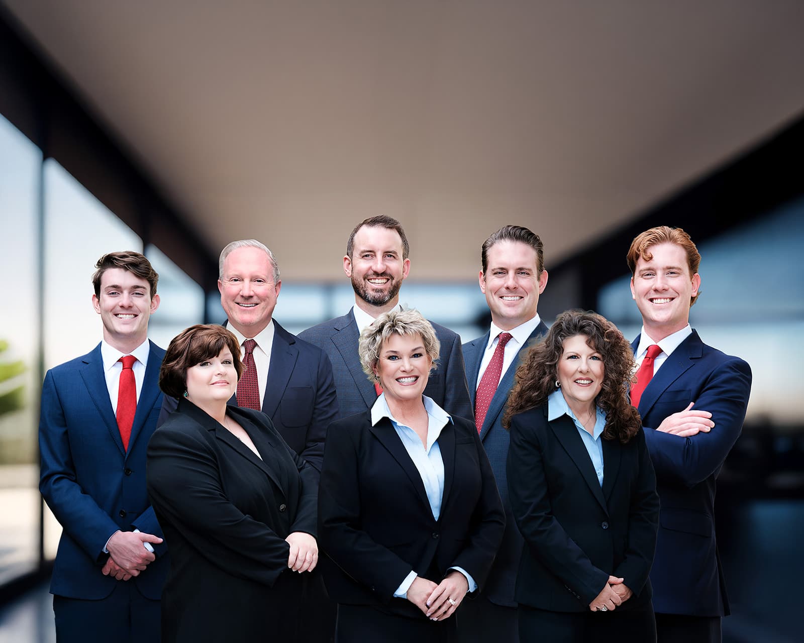 Merrill Lynch corporate team portrait demonstrating brand-consistent headshot quality